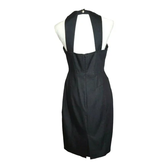 Maggy London Sleeveless Black Dress Size 8 - Picture 2 of 8